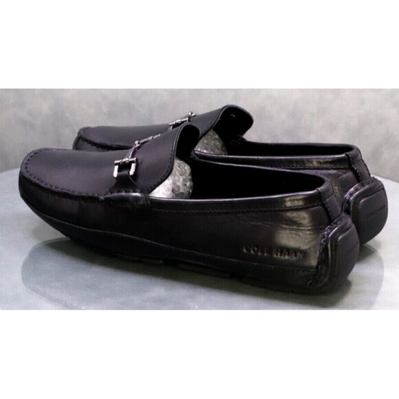 Cole Haan Wyatt $130 Men\'s Horsebit Loafers Shoes Size 8 Leather Black C35783 main image 6